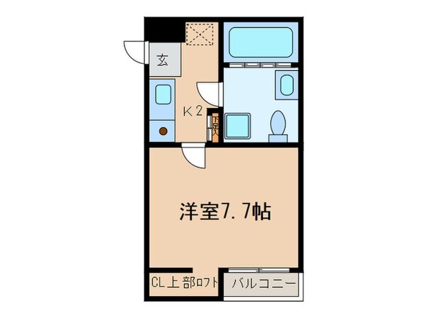 インフィニティ今池の物件間取画像